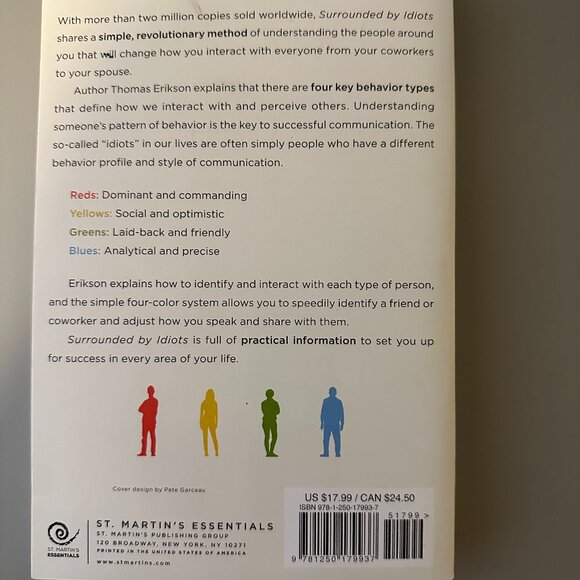 Book - Surrounded by Idiots by Thomas Erikson - Picture 2 of 2